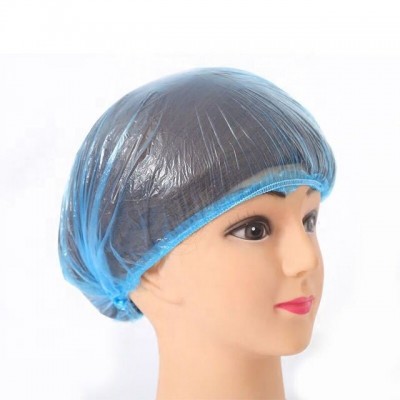 high quality disposable shower caps plastic hair cover for SPA hotel bathing