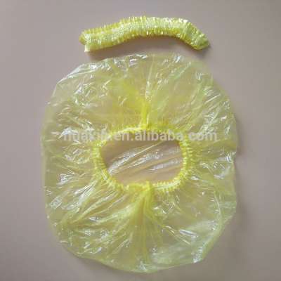 polyethylene disposable strip shower hotel cap dustproof hair cover