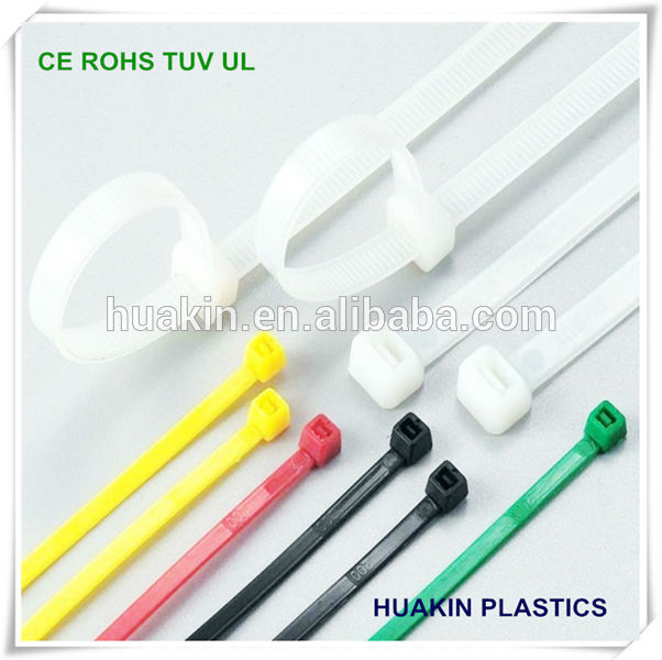 white nylon 66 cable ties self locking