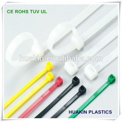 white nylon 66 cable ties self locking