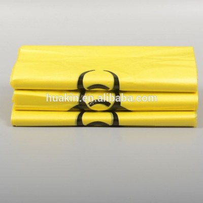 high quality 2mil thick plastic biohazard trash bin liner hazardous medical bags