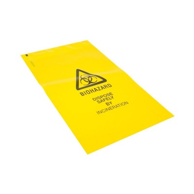 LDPE polyethylene  red yellow clinical garbage bags biohazard waste bags