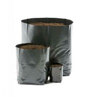 LDPE black plastic seedling bags grow bag 3 gallon vegetables planter bags